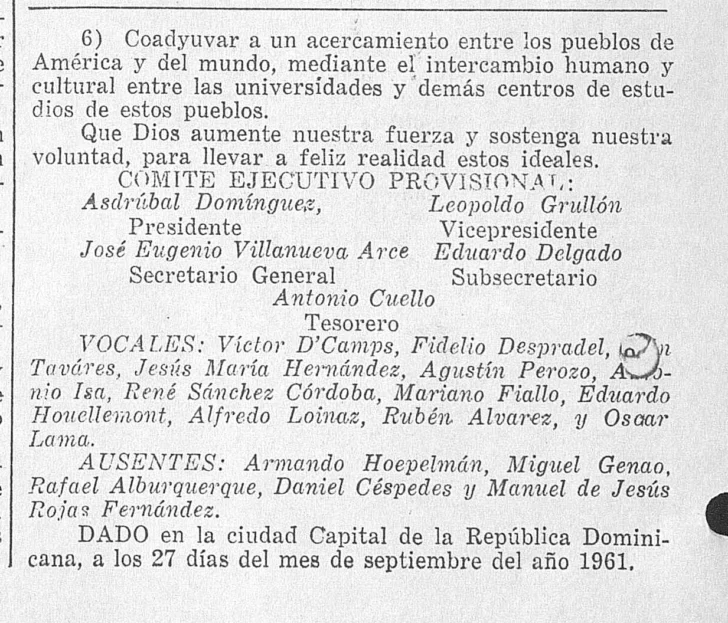 Historia de Fragua XV. Manifiesto de la FED Historia de Fragua XV. Manifiesto de la FED