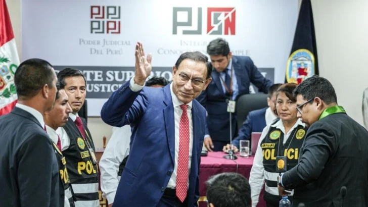 La justicia de Perú condena a 14 años de cárcel al expresidente Martín Vizcarra