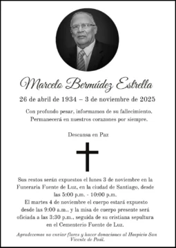 Fallece activista revolucionario Marcelo Bermúdez