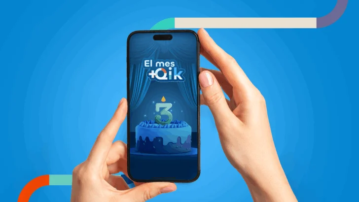 Qik Banco Digital celebra su tercer aniversario con un mes de promociones