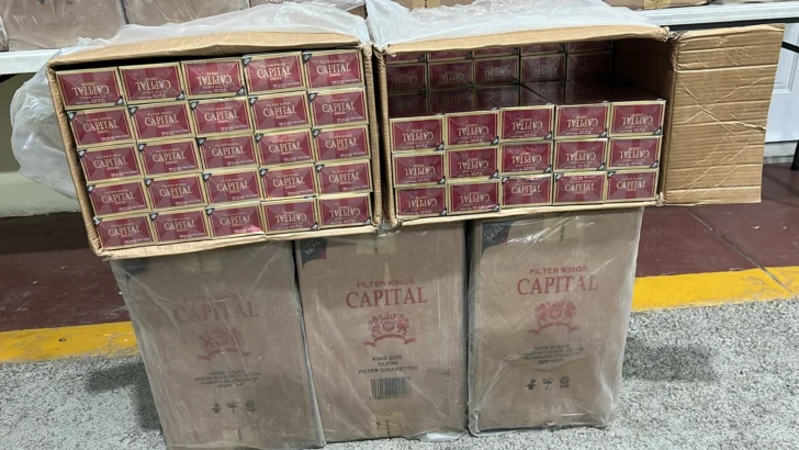 Ejército decomisa 700,000 cigarrillos de contrabando y detiene a dos hombres