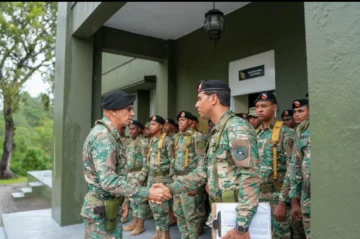 El comandante del Ejército supervisa las operaciones fronterizas en la Carretera Internacional con Haití