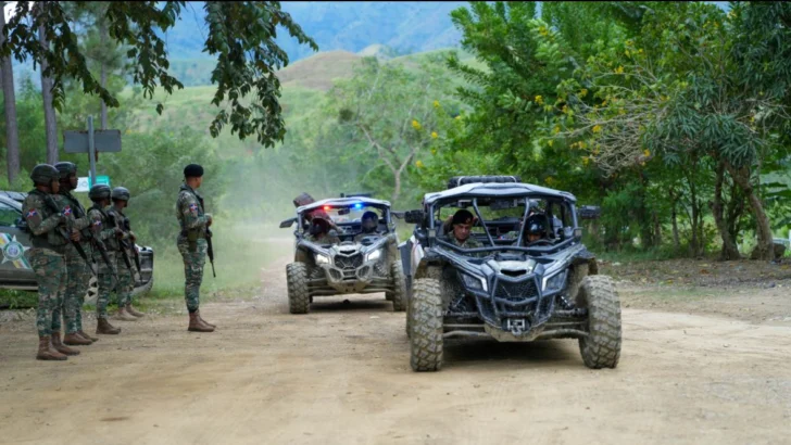 El comandante del Ejército supervisa las operaciones fronterizas en la Carretera Internacional con Haití