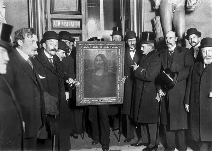  La Mona Lisa retorna al Louvre, 1914. (Archivos de la autora)