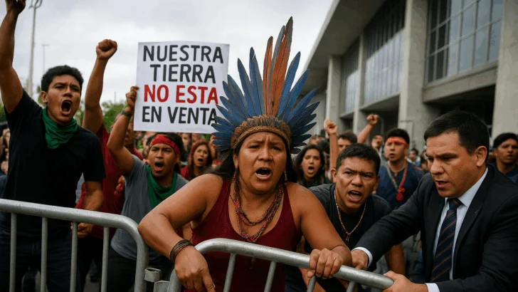 “A desalambrar”: pueblos originarios rompen el silencio colonial del clima