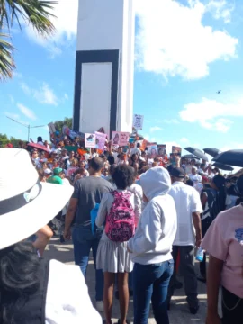 Miles denunciaron los feminicidios y toda forma de violencia contra las mujeres