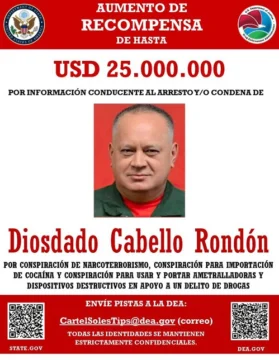 Diosdado tilda de 'locura imperial' que República Dominicana autorice a EEUU uso aeropuertos