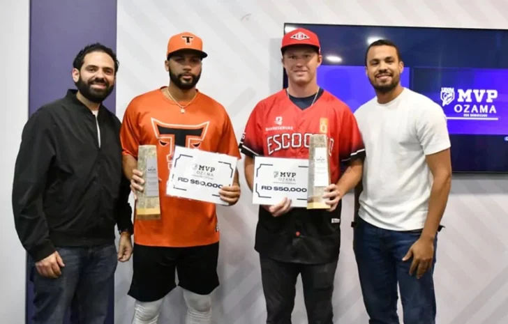 Raimel Tapia y Abdiel Mendoza, los jugadores MVP de la semana