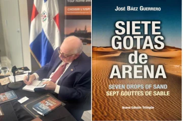 Báez Guerrero presenta libro en feria hispana en Canadá