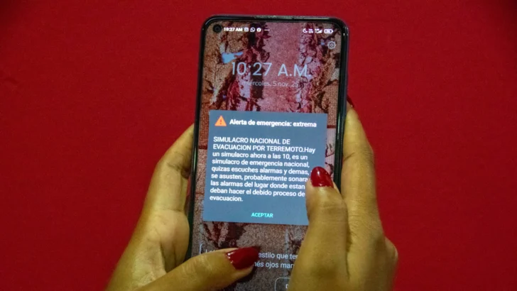 Simulacro nacional activa alerta de emergencia en todo el país