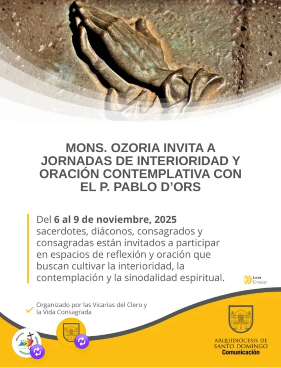 Pablo d’Ors viene a RD a jornada de interioridad y oración contemplativa Pablo d’Ors viene a RD a jornada de interioridad y oración contemplativa