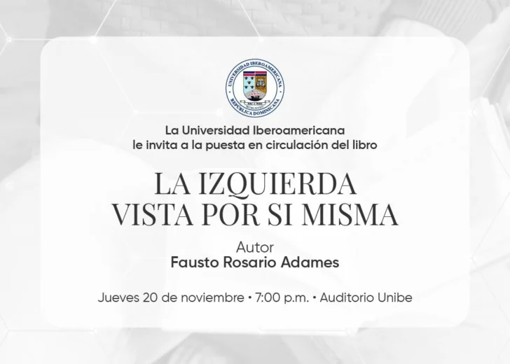 Libro “La izquierda vista por sí misma”, de Fausto Rosario Adames, será puesto en circulación Libro “La izquierda vista por sí misma”, de Fausto Rosario Adames, será puesto en circulación
