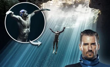 Con 29 minutos bajo el agua, buzo croata explora límites humanos Con 29 minutos bajo el agua, buzo croata explora límites humanos