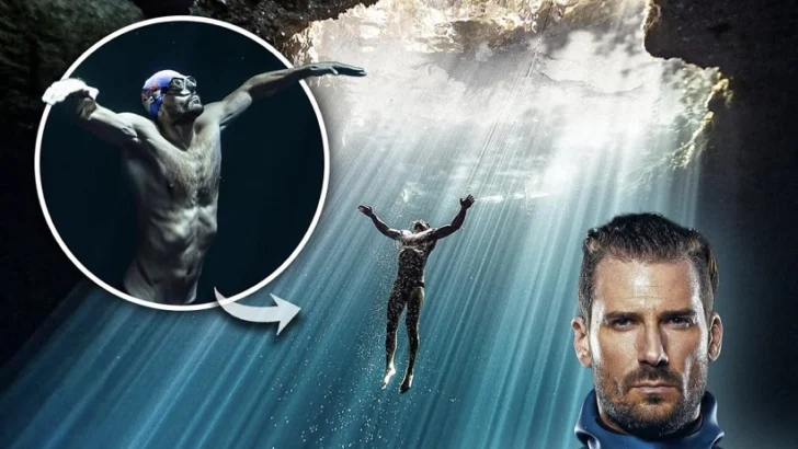 Con 29 minutos bajo el agua, buzo croata explora límites humanos