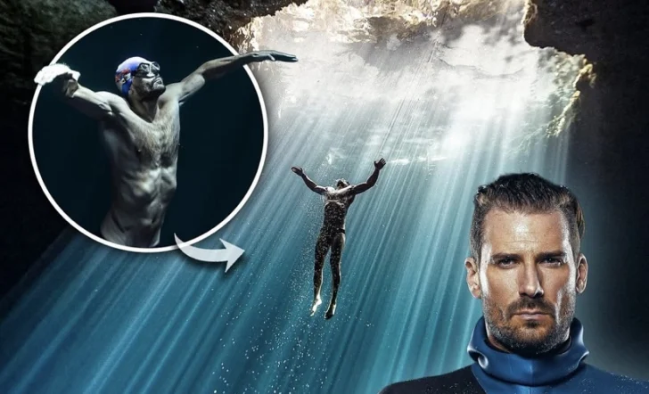 Con 29 minutos bajo el agua, buzo croata explora límites humanos