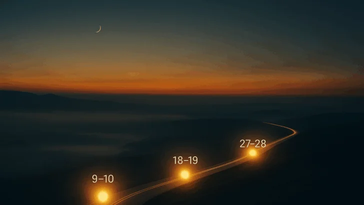 Nodos lunares e historia de vida: edades en que cambiamos de rumbo