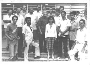  Jóvenes poetas integrantes del Taller César Vallejo, de la UASD.
