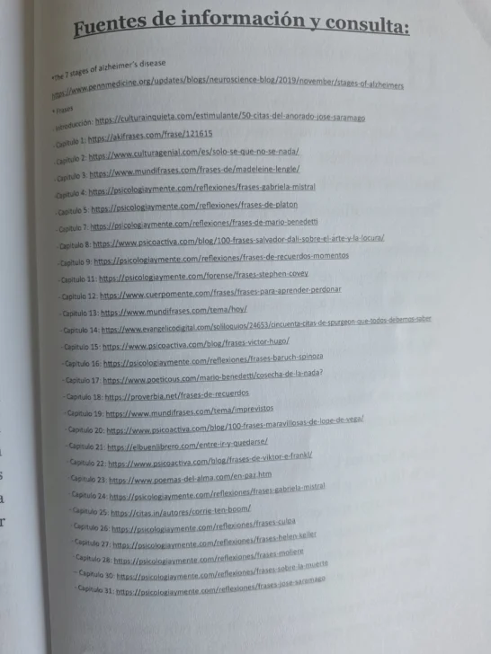  -Fuentes de información y consulta (Ver pág. 201, de la citada obra).