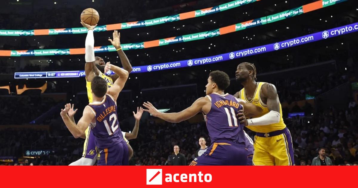 Suns sorprenden con paliza a los Lakers de Lebron James y Luka Doncic ...