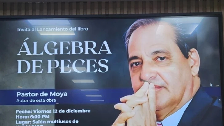 Pastor De Moya pone a circular su nuevo libro de poesía “Álgebra de peces”
