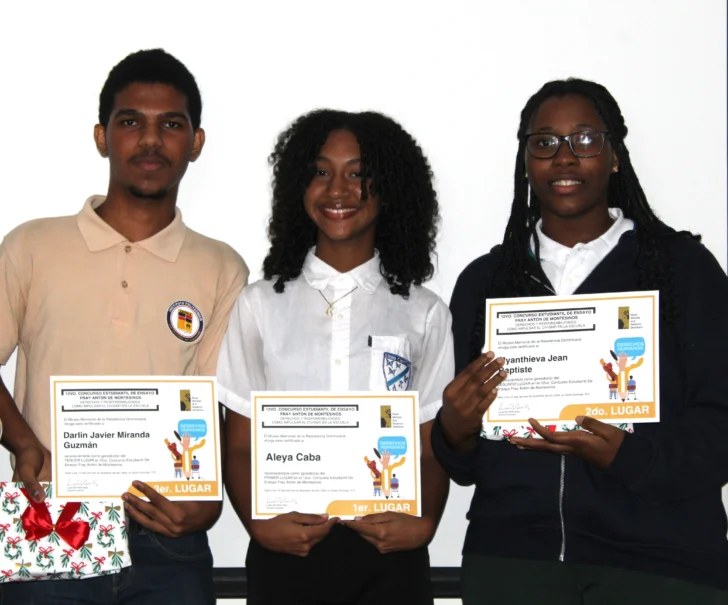 Museo Memorial de la Resistencia Dominicana entrega premios a niños ganadores de concurso Museo Memorial de la Resistencia Dominicana entrega premios a niños ganadores de concurso