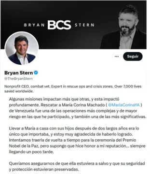 Estadounidense que dice evacuó a Machado de Venezuela niega que Trump lo contratara