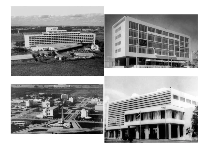  Imágenes de diferentes métodos de manejos de fachada en técnicas de diseño aplicadas en principales edificaciones según su tipo – AGN y Revista AAA