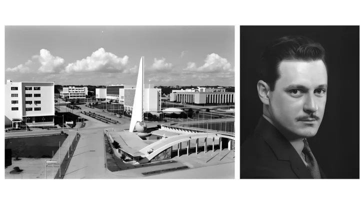  Imágenes de la Feria de la Paz y del arquitecto Guillermo González Sánchez (1900-1970), principal diseñador del conjunto – AGN