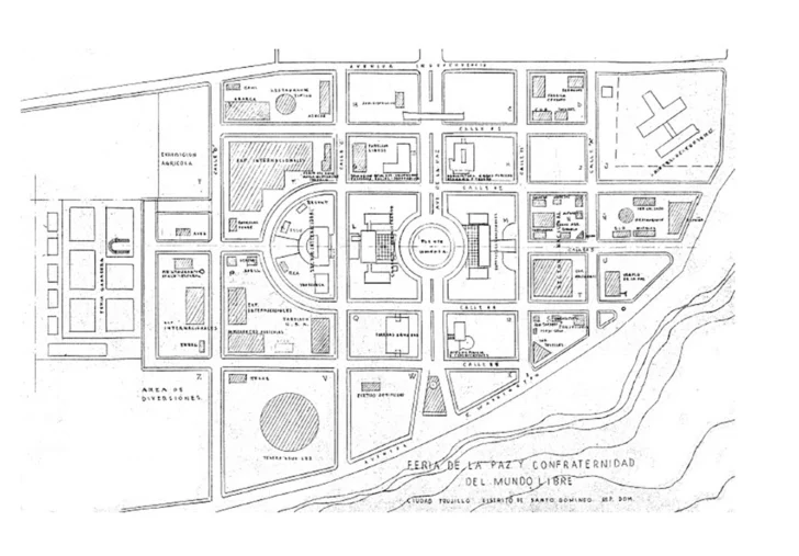  Plan maestro de la Feria de 1955 en Santo Domingo - Archivo