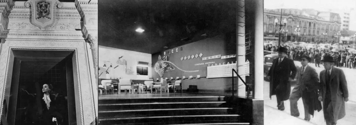  Imágenes del Pabellón Dominicano en la Feria Mundial de Nueva York de 1939 y la tercera foto de Emilio Rodríguez Demorizi (1904-1986) llegando a la Feria de Milán de 1947 siendo parte de las ferias que marcaron antecedentes influyentes en el gobierno dominicano - AGN