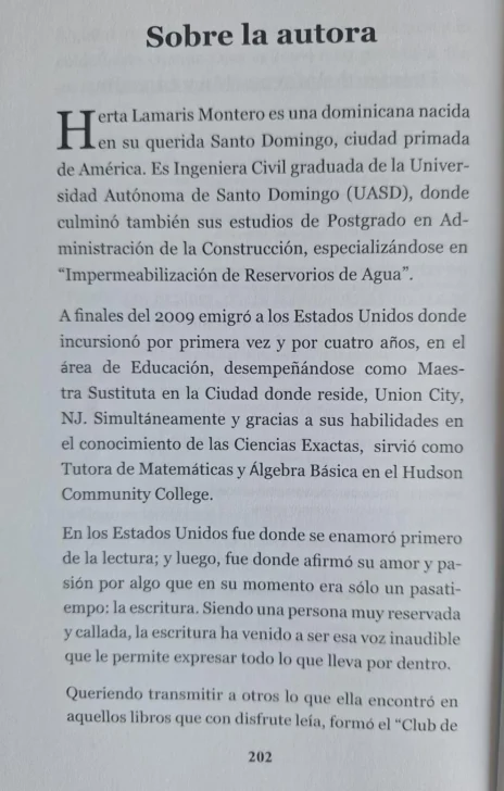  -Datos sobre la autora de este libro (Ver págs. 202/203, obra citada).