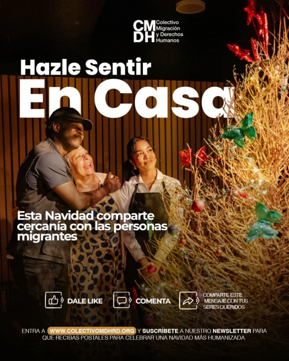 “Hazle sentir en casa”, campaña navideña de cercanía con diáspora dominicana y migrantes