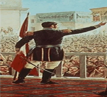  José Núñez de Cáceres cuando se dirigía a los habitantes de Santo Domingo, tras consumar su proyecto de Estado Independiente de Haití Español.