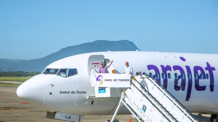 Arajet recibe su aeronave número 13 “Isabel de Torres” en Puerto Plata Arajet recibe su aeronave número 13 “Isabel de Torres” en Puerto Plata