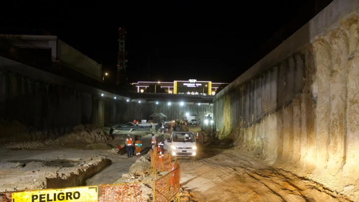 Túnel bajo la Plaza de la Bandera estaría listo para el segundo trimestre del año 2026