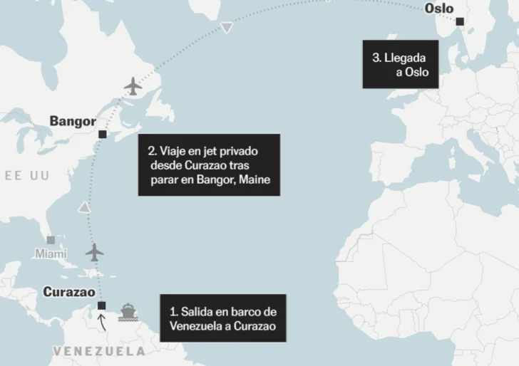 Estadounidense que dice evacuó a Machado de Venezuela niega que Trump lo contratara Estadounidense que dice evacuó a Machado de Venezuela niega que Trump lo contratara