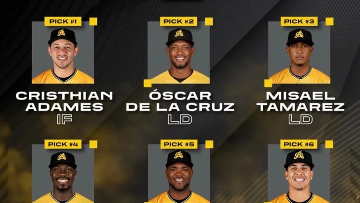 Adames, los Mejía y Weigel encabezan elección en el sorteo de reingreso de la Lidom