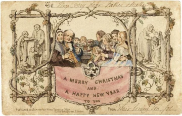 Quién fue Henry Cole, el filántropo inglés que inventó las tarjetas de Navidad para 