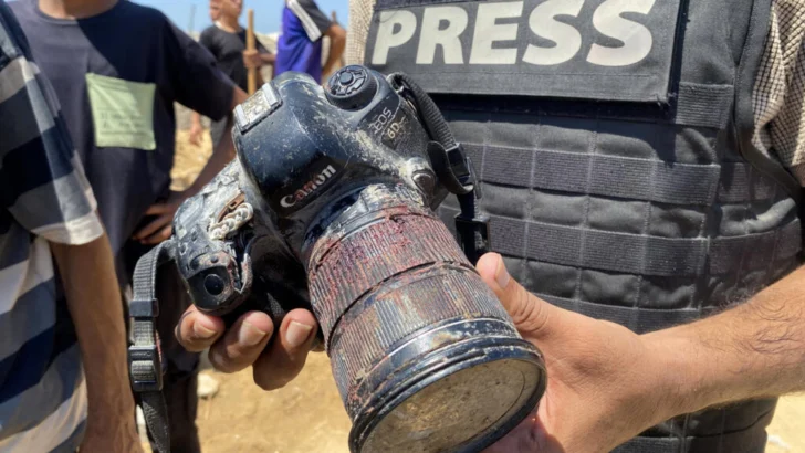 En un año, 67 periodistas asesinados, casi la mitad en Gaza, según el balance 2025 de Reporteros Sin Fronteras