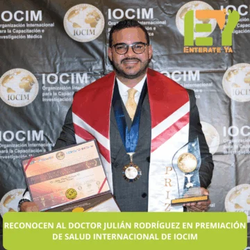 El doctor dominicano Julián Rodríguez recibe un premio internacional de medicina El doctor dominicano Julián Rodríguez recibe un premio internacional de medicina