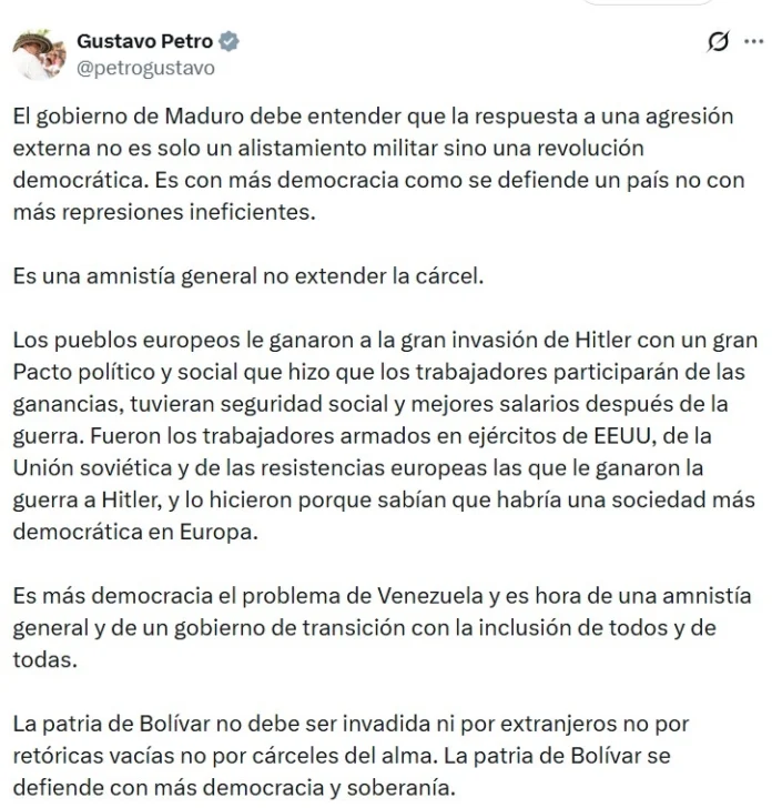 Colombia no descarta dar asilo a Maduro si deja el poder, dice su canciller Colombia no descarta dar asilo a Maduro si deja el poder, dice su canciller