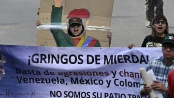 Manifestaciones en México contra la agresión de EEUU a Venezuela y por la libertad de Maduro