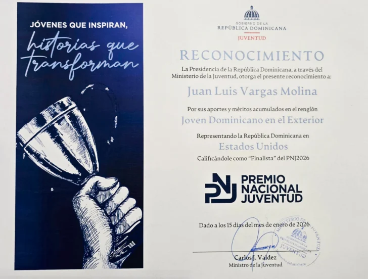 Presidencia reconoce a joven matemático dominicano destacado en el exterior Presidencia reconoce a joven matemático dominicano destacado en el exterior