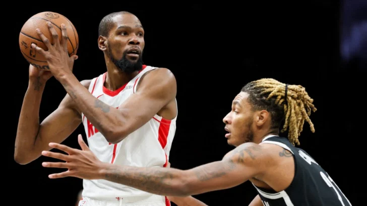 Durant y los Rockets se pasean en Brooklyn