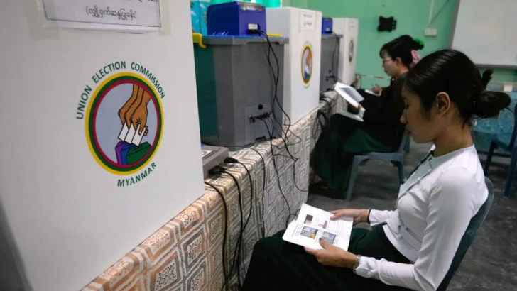Abren las urnas para segunda fase de elecciones organizadas por junta militar en Birmania