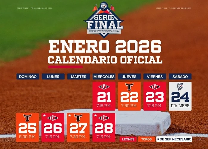 LIDOM: Final del béisbol invernal dominicano arrancará este miércoles 21 en la casa de los Leones del Escogido