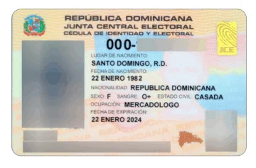  Cédula con tecnología biométrica y huellas digitales (2014-2026).