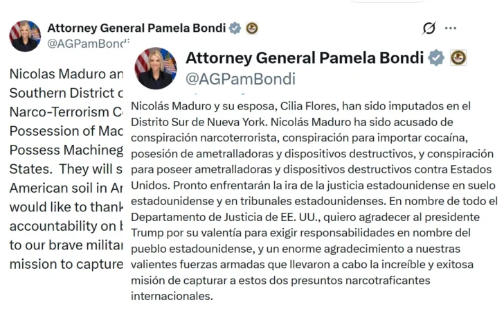 Fiscales de EEUU y de Venezuela hablan sobre la suerte de Maduro Fiscales de EEUU y de Venezuela hablan sobre la suerte de Maduro