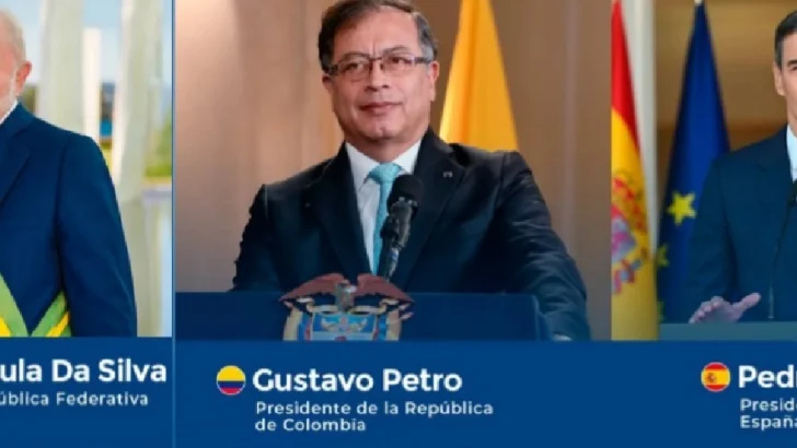 Delcy dice a Lula, Petro y Sánchez que enfrentará 