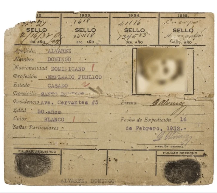 Origen de la primera cédula dominicana: obligatoriedad y control estatal